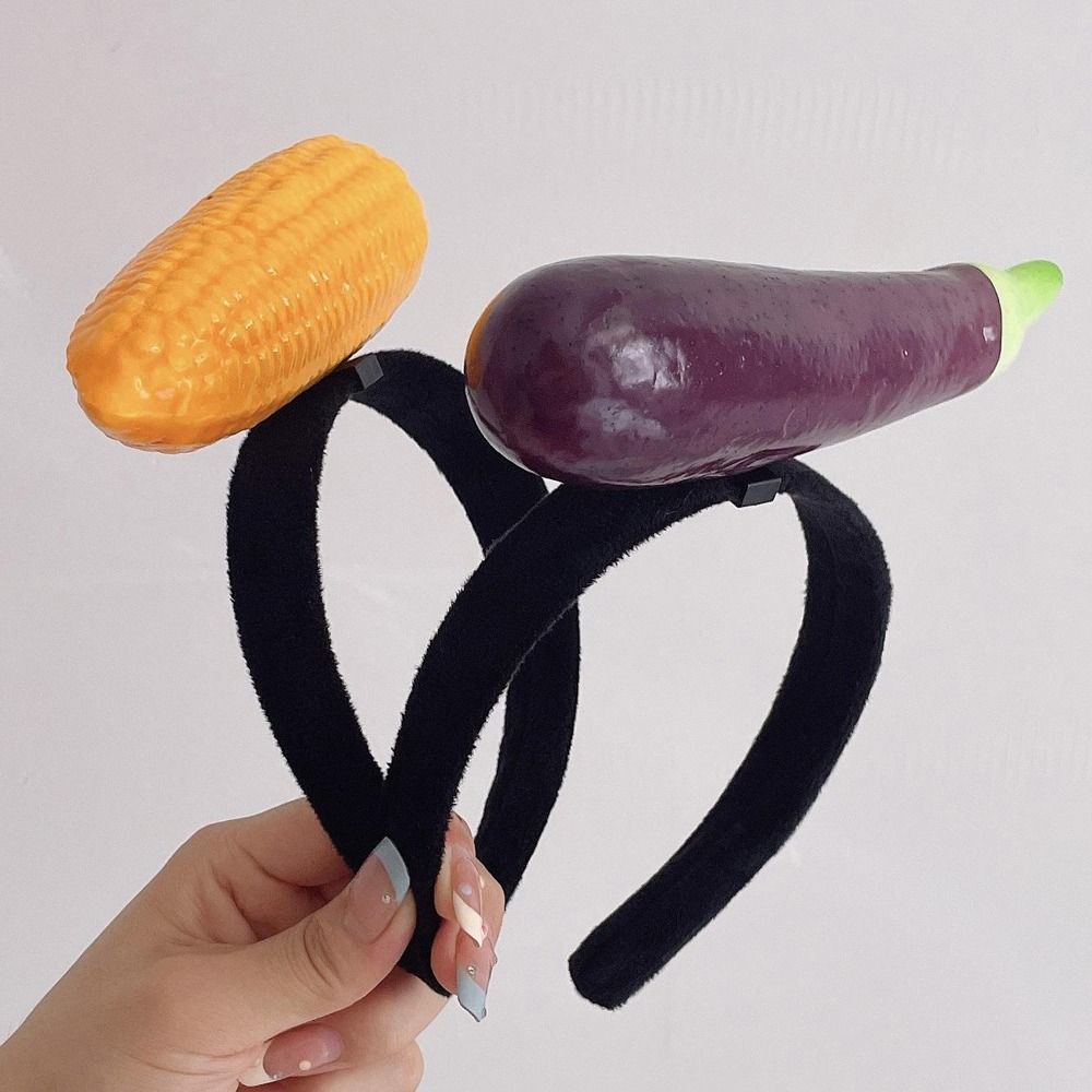 Banana Fruits Headband Tomato Vegetable Hair Bands Simulated Food Hair Hoop  Female/Girls