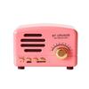 Mini Retro Bluetooth Speaker - Portable, Creative Gift with Radio & Card Insert for Mobile & Computer Use