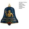 United States 250th Anniversary Bell Ornament Patriotic Christmas Tree Decoration Vintage Metal Commemorative Doorbell for Collectors