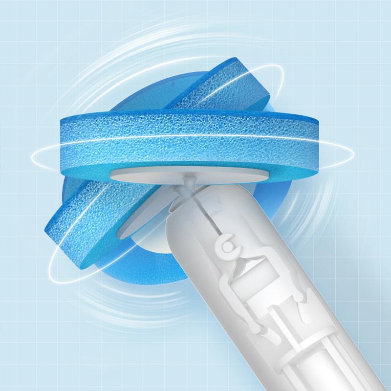 Disposable Toilet Cleaning Brush Set, Toilet Brush, Wall Mount Toilet and Bathroom Cleaning with Storage and Disinfecting Refill Heads