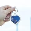 10Pcs Transparent Rectangle Blank Clear Acrylic Insert Photo Picture Frame Keyring Keychain Diy Split Ring Key Chain Gifts
