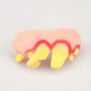 10 Pieces Prank Dentures Novelty - Mixed Color Plastic Assorted Funny Dentures for April Fools' Day and Halloween Props