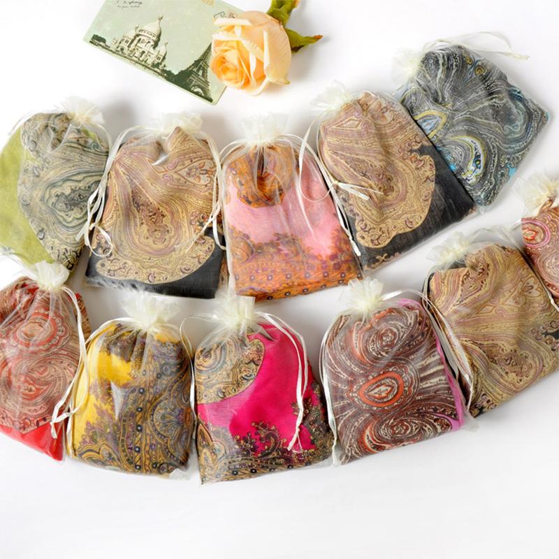 Summer Sun Protection Chiffon Printed Scarf  Scarf Polyester Shawls For Women Beach Silk Variable Decorative Shawl