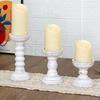3pcs Wooden Candle Holder Wedding Banquet Columnar Candlestick