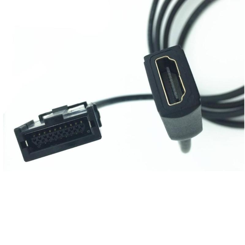 Automotive Cable for Car Sound Video Entertainment Display HDTV Male/Female to Type E Converter for Vehicle Automobile