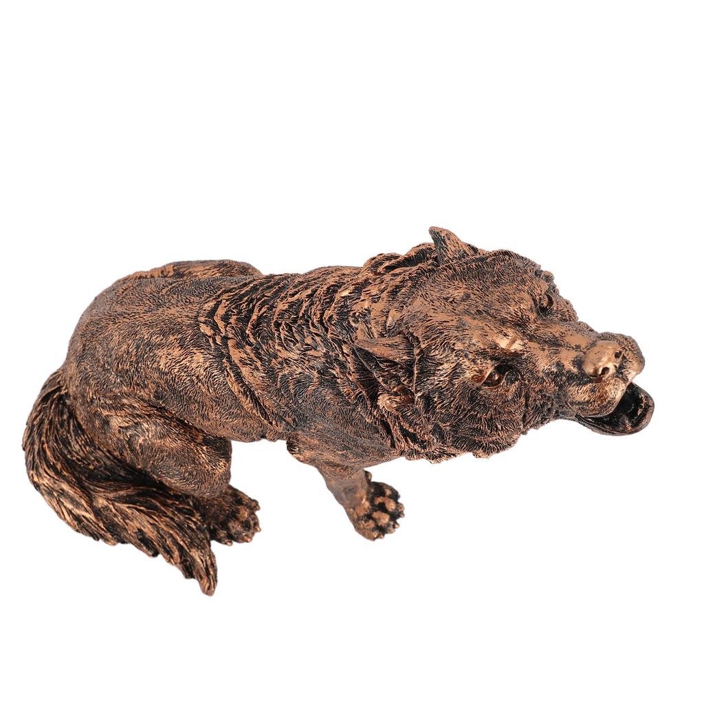 Wolf Statue Resin Innovative Wolf Collectible Decoration Figurine for Home and Office