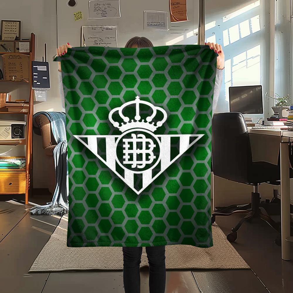 1 Stuks Deportivo Print Flanellen Deken, Hoge Kwaliteit Comfortabel voor Alle Seizoenen, Woondecoratie, Warmte en Comfort, Perfect voor Kerstcadeaus