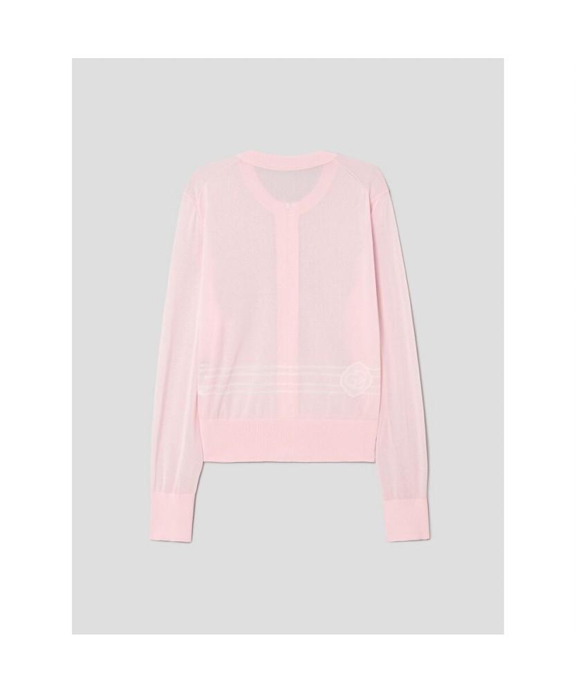 Beanpole Golf Women'S Sheer Full-Zip Cardigan - Light Pink