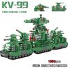 MOC KV44 Carro Armato Militare Blocchi da Costruzione Set Modello Pesante AV7 Carro Armato Armi di Guerra Modello Giocattoli Classici per Bambini Collezioni per Adulti Regali