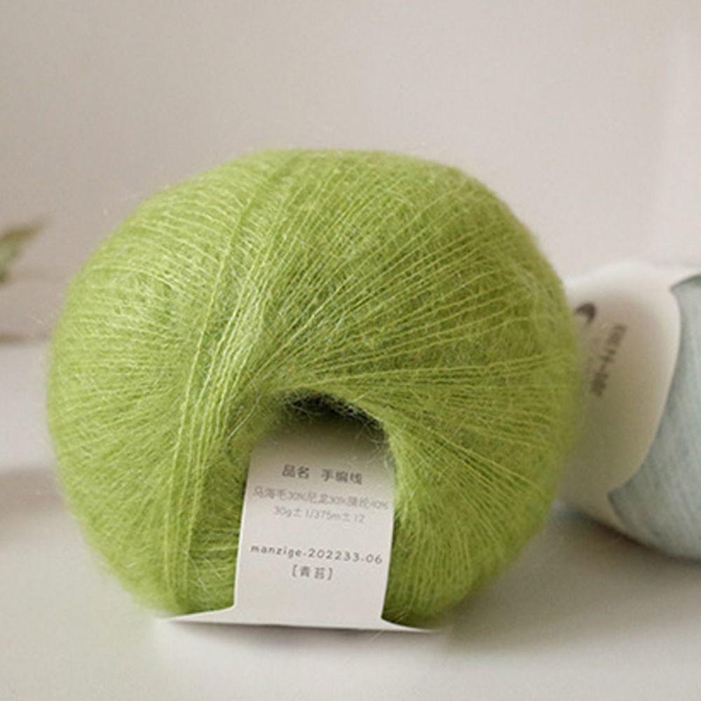 Skin-friendy Crochet Yarn Handmade Knitted Yarn Sweater Mohair Yarn Sewing