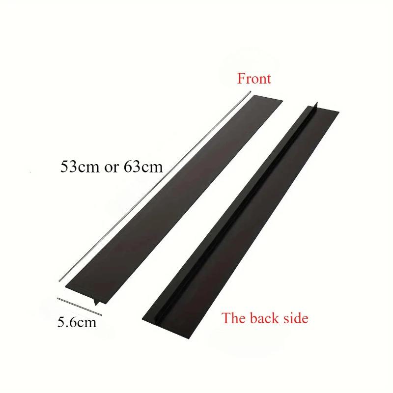 Stove Top Gap Cover Kitchen Grease Anti-fouling Seal Silicone Gap Seal Kitchen Gas Stove Sealing Strip Anti-Oil Anti-Stain Strip