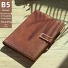 High-Quality A5 Leather Softcover Notebook for Students and Professionals