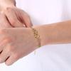 Minimalist Infinity Charm Bracelet for Women Men Polished Stainless Steel Zircon Jewelry Ideal for Gifts & Daily Wear Gold Color