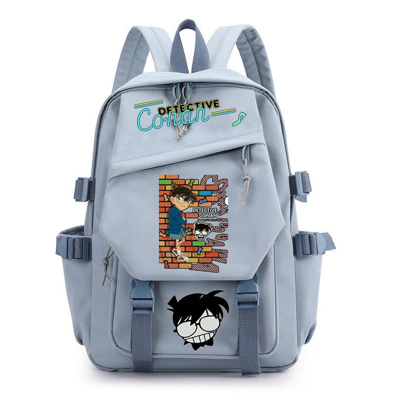 Anime Conan schoolbag children's backpack primary school bag male and female junior high school students college students campus backpack