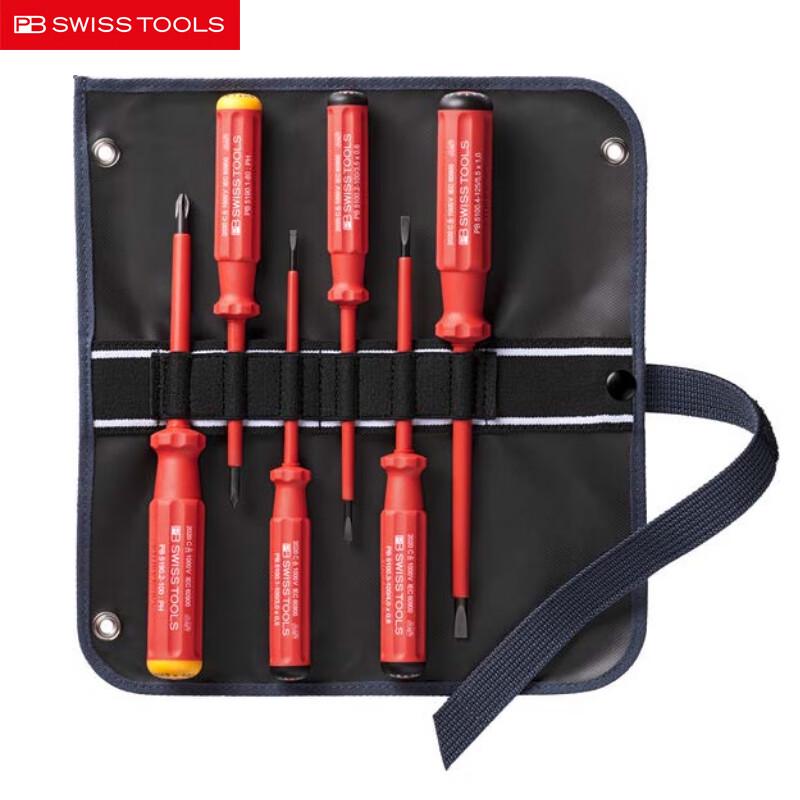PB SWISSTOOLS Insulated Screwdriver Set PB 5542.SU GY
