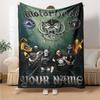 Name Custom Motörhead Print Flannel Blanket High Quality Warm Comfortable Cover for All Seasons Perfect for Gifts Home Decor