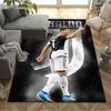 Ronaldo's Legacy Fußball Teppich Design für Spielzimmer Flur Spielzimmer Arbeitszimmer Rutschfester Teppich Anime Büro Dekor