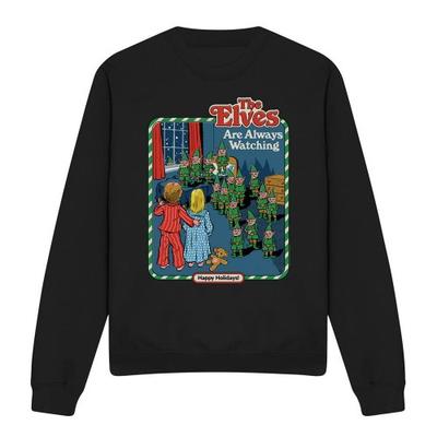 Steven Rhodes Unisex Adult The Elves Are Always Watching Sweatshirt