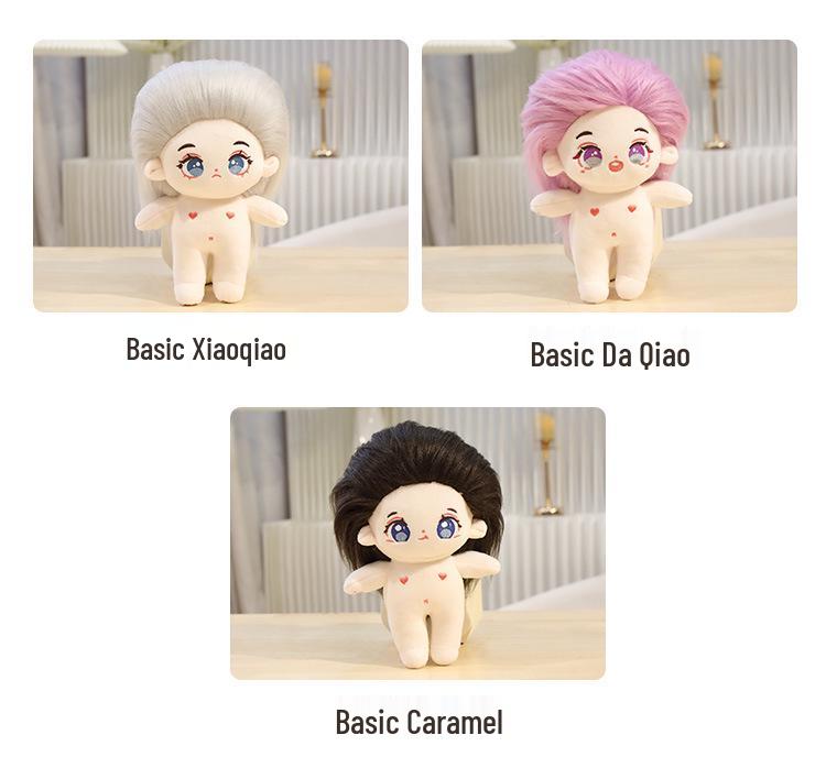 Cute Star Doll Plush Toy: Dressed-Up Cotton Doll Figurine