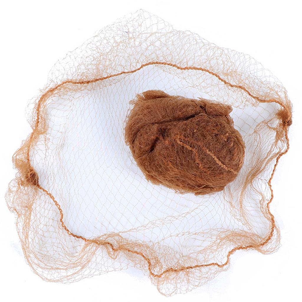20Pcs/Lot Durable Nylon Hair Net For Bun Hair Hair Style Tool Black Coffe Beige Brown White Gold Hair Net For Wigs Mesh