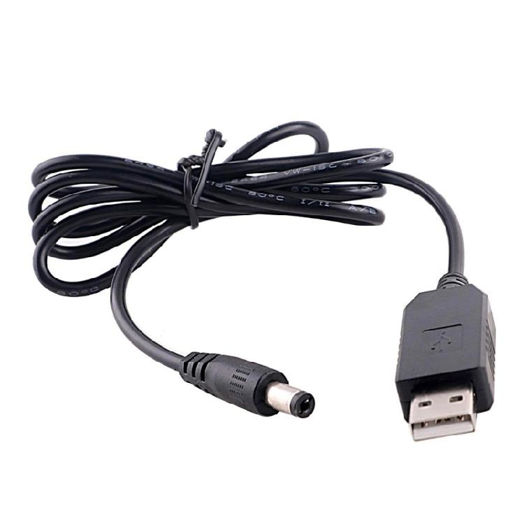 USB To DC5.5x2.1mm Power Regulator Charging Cable Cord 5V To 9/5/12V Voltage Step Up Converter Cable Booster Line