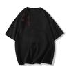 Cotton short-sleeved t-shirt women's print pattern literary niche design sense ins American retro oversize top tide