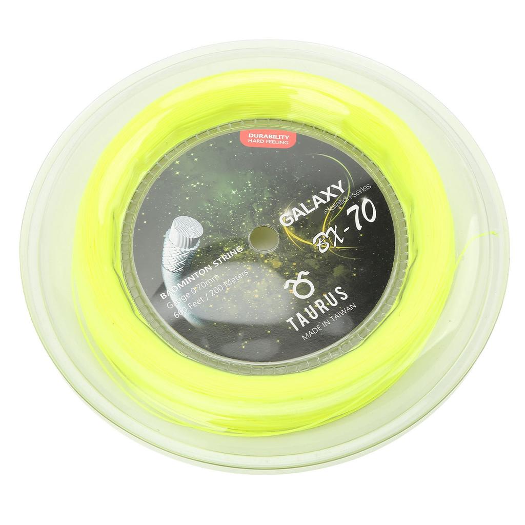 POWERTI BX70 Badmintonschläger Saite Hochelastische Nylon Badmintonschläger Saite 0,7mm Badminton