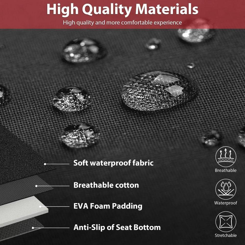 Waterproof Seat Cushion Racing Style Front Seat Cover Protector Car Seat Covers Pickup