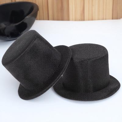 2Pcs Mini Snowman Hats Small Tops Lightweight Small Hats for Crafts Christmas Decoration Party Accessories Tiny Hat