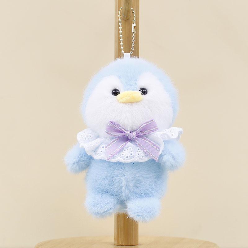 Charming Little Penguin Plushie Soft Short Plush Bag Ornament Pp Cotton Filling