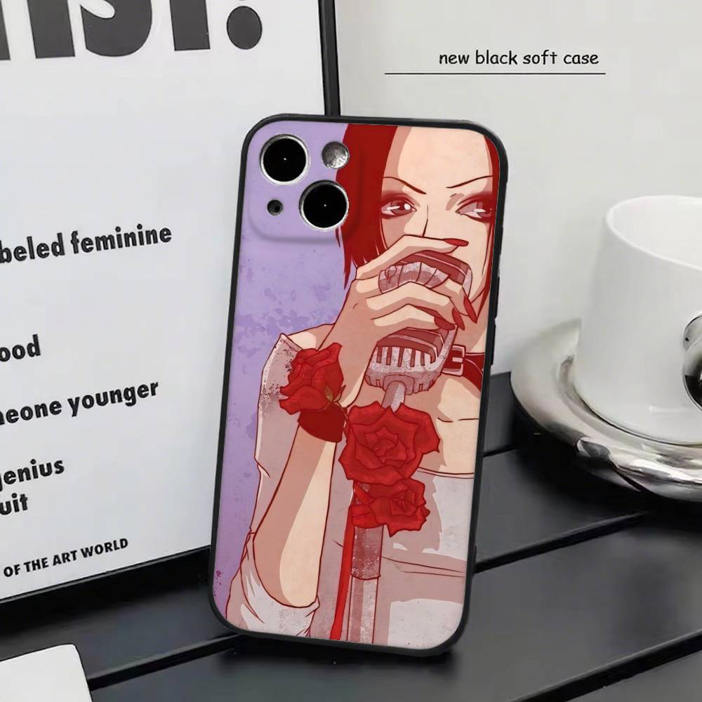 Cool Cartoon Girl O-Oosaki N-Nana Phone Case Silicone Soft For IPhone 17 Air 16 15 14 13 12 11 Plus Pro Max Plus