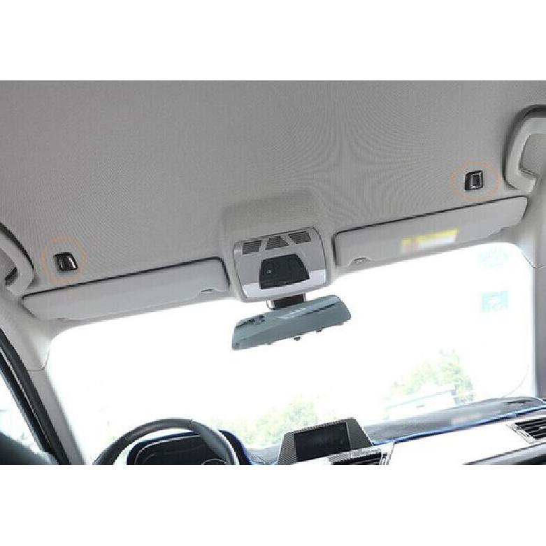 For BMW X7 G07 - Carbon Fiber Style Car Inner Microphone Cover Trim 2PCS