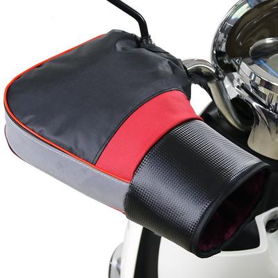 Winter Motorcycle Warm Handlebar Cover Thickened Windproof Gloves
