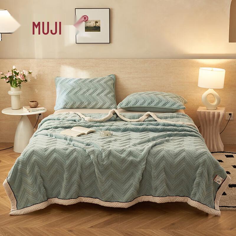 Muji Multi-dimensional Jacquard Blanket