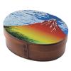 Caixa Bento Wakacho Magewappa Vermelha, Fuji, 700ml, 01SU-AKAFUJI