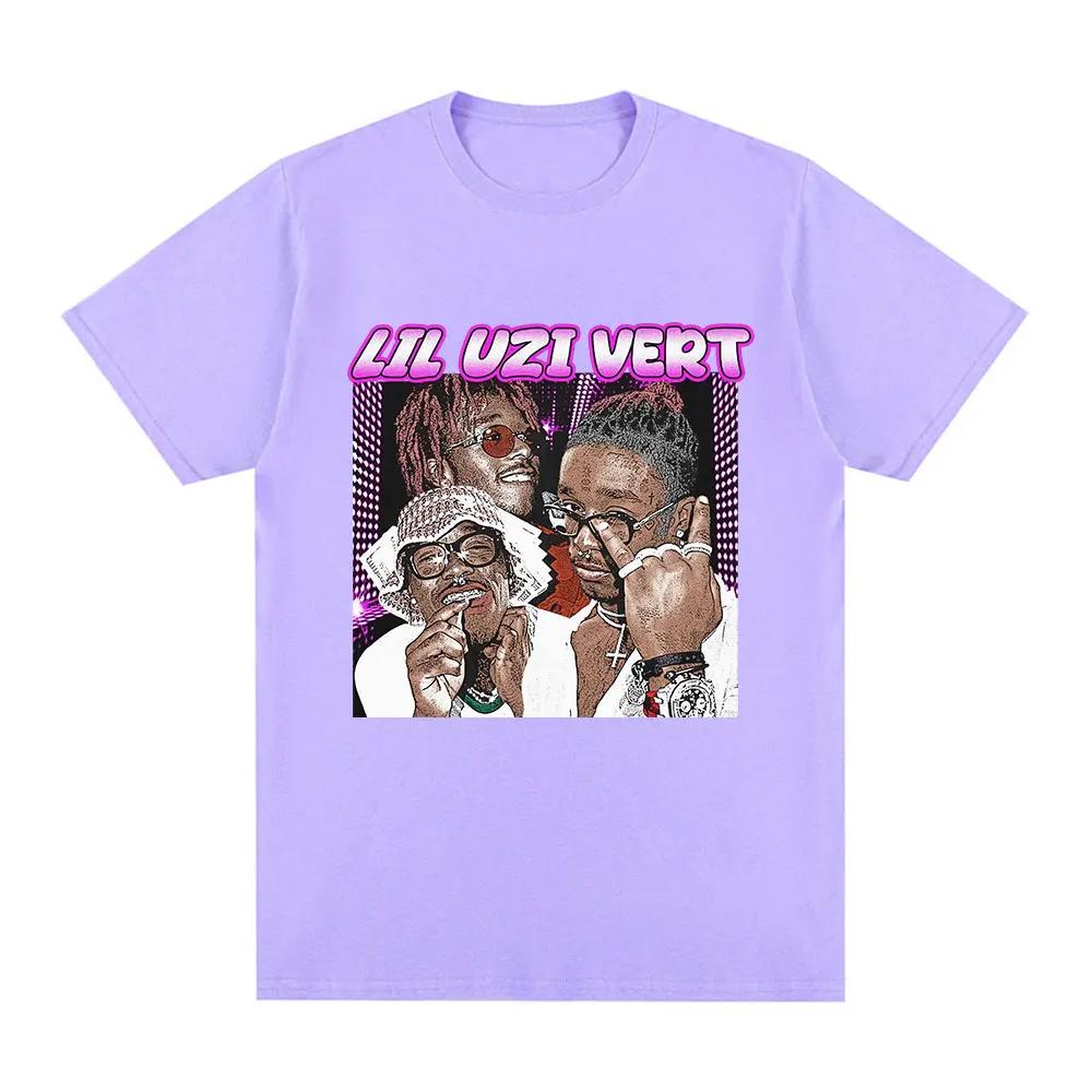 Rapper Lil Uzi Vert Graphic T-shirt Fashion Hip Hop Oversized T Shirts Casual Cotton Short Sleeve T-shirts Streetwear Unisex