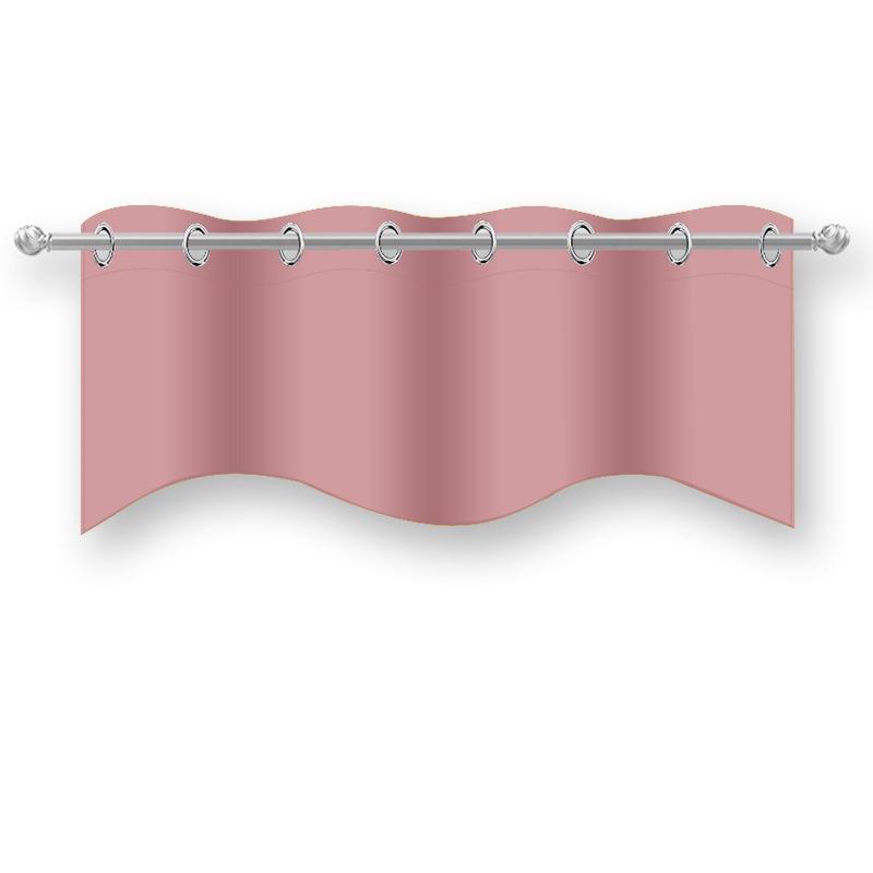 Finished Curtains Small Curtains Perforated Curtains Curtains High-Precision Solid Color Blackout Curtains
