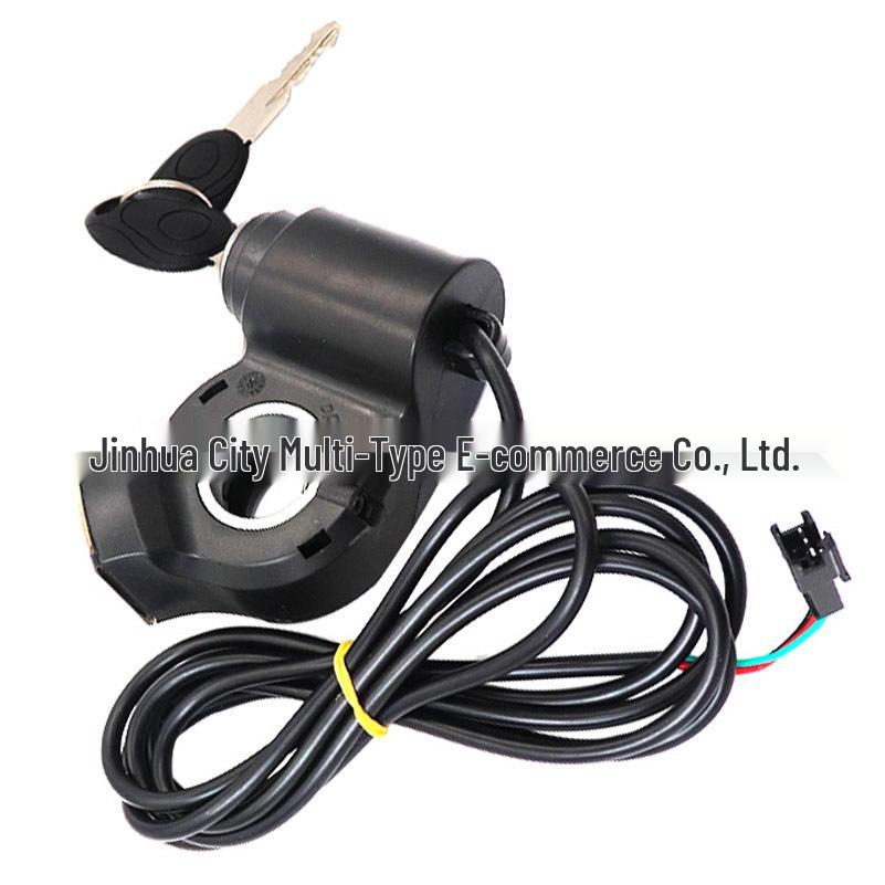 Acessório de Trava com Chave e Interruptor para Patinete KUGOO M4/M4 PRO