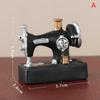 Dollhouse miniatures 1/12 Mini Exquisite Alloy Mini Sewing Machine Mini Alloy Sewing Machine 1:12 Scale Dollhouse DIY Decoration