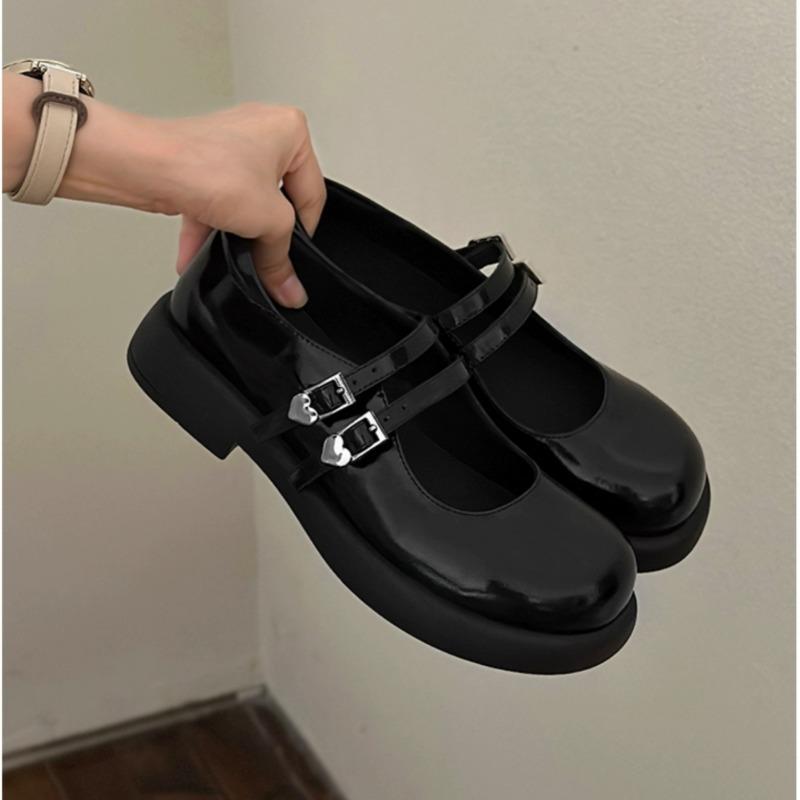 Fashion Spring New Style Luxury Leather Shoes for Girls Autumn Fashion Korean Style Soft Bottom Anti-slippery Versatile Chic Dress Shoes