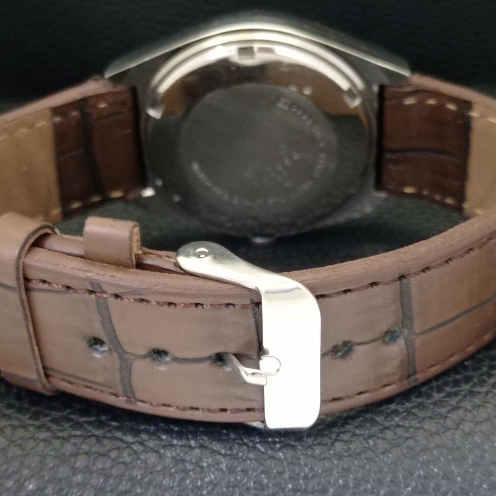 VINTAGE SEIKO 5 AUTOMATIC 6319A JAPAN MENS RED COLOR DIAL WATCH A701216-5 R206a-a701216