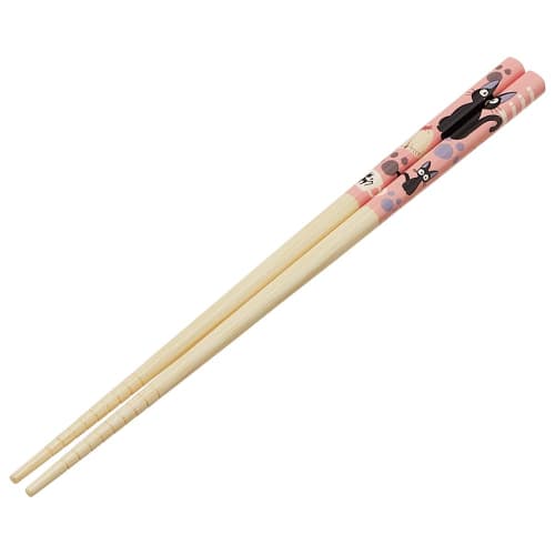Skater Bamboo Safety Chopsticks, 21cm, Kiki's Delivery Service, Jiji, Studio Ghibli, ANT4