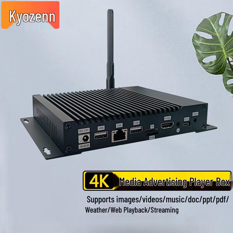 

Jingquan M4 GS 4K Медіаплеєр для цифрових вивісок (версія CN)