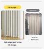 Double-Sided Blackout Door Curtain - New Style, Simple Design for Bedroom or Living Room