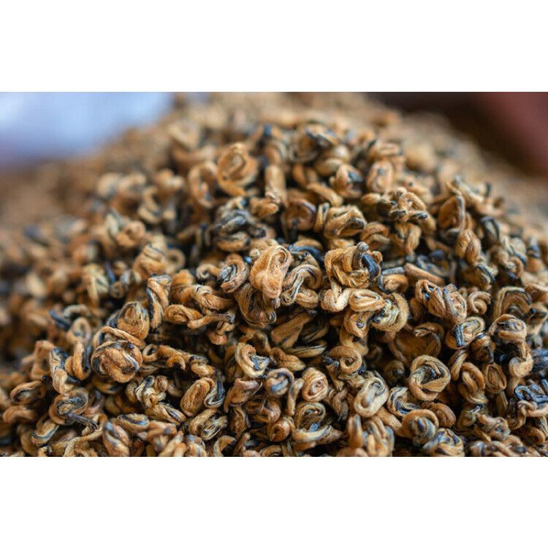 Чай Фэнцин Дянь Хун Золотая улитка Весенний чай Юньнань Черный чай Красная улитка Золотой — фото 4