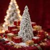 Mini Encryption Snow Frost Christmas Tree, Christmas New Year Party Home Table Ornaments Decorations Gifts,Xmas Supplies