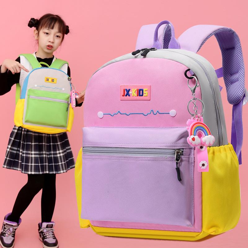 Adorable Lightweight Nylon Preschool Backpack Ergonomic Design For Boys And Girls