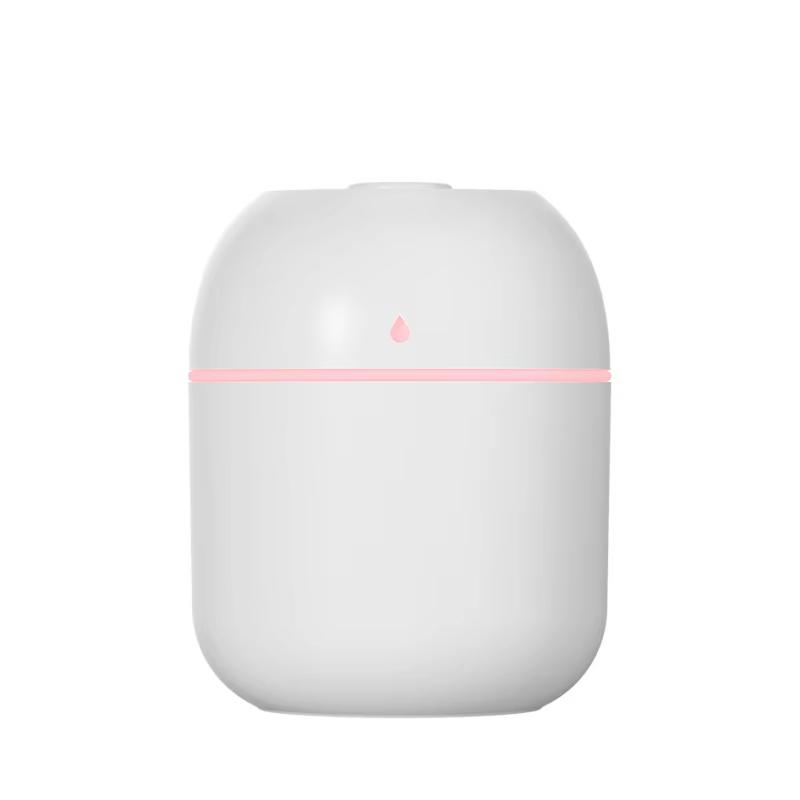 

220ml USB Mini Air Humidifier Aroma Essential Oil Diffuser For Home Car Ultrasonic Mute Mist Maker Diffuser with LED Color Lamp white