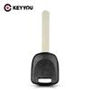 KEYYOU 10PCS Remote Car Key Shell For Honda Accord Civic CRV HON66 Blade Transponder Ignition Shell Without Chip Case