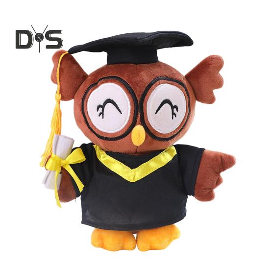 

Выпускной Сова Медведь Кукла Милая Плюшевая Выпускной 2025 Подарок для Нее и Него Персонализированная Школьная Мягкая Игрушка Мини Докторская Шляпа Дизайн Выпускной Украшения C
